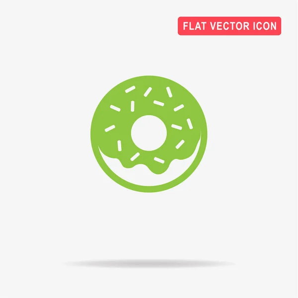 Ícone Donut Ilustração Conceito Vetor Para Design — Vetor de Stock