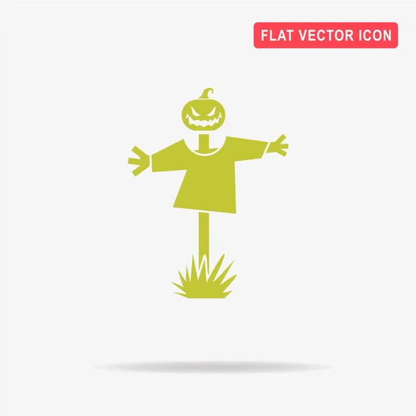 Scarecrow Pictogram Vectorillustratie Concept Voor Ontwerp — Stockvector