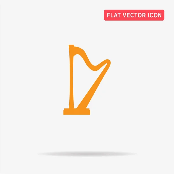 Harfenikone Vektor Konzept Illustration Für Design — Stockvektor