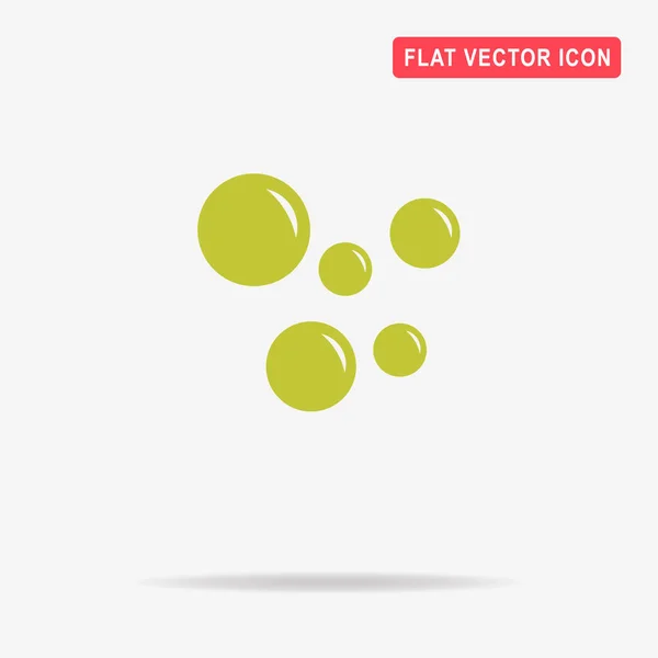 Seifenblasensymbol Vektor Konzept Illustration Für Design — Stockvektor