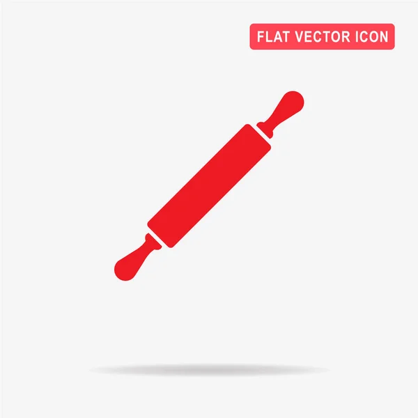 Rolling Pin Icon Vector Concept Illustration Design — Stock Vector