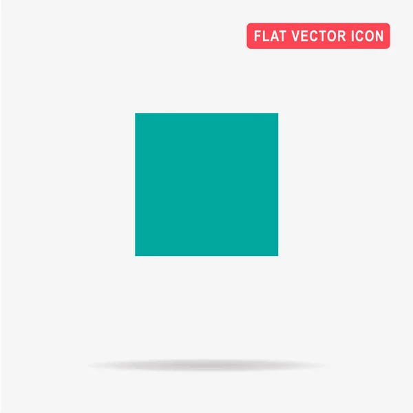 Quadratisches Symbol Vektor Konzept Illustration Für Design — Stockvektor