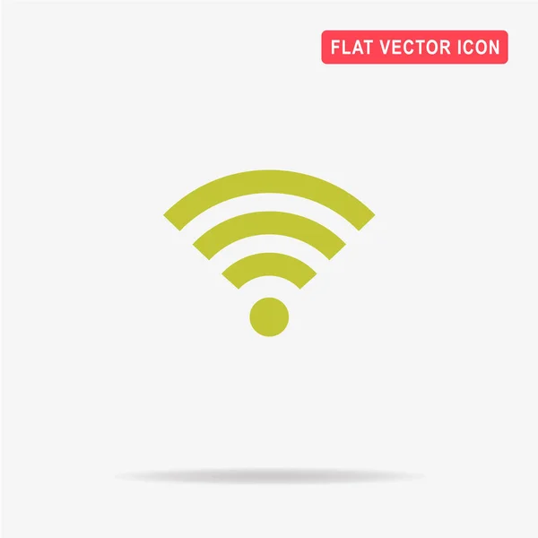 Wifi Pictogram Vectorillustratie Concept Voor Ontwerp — Stockvector