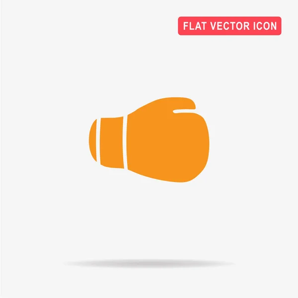 Boxing Glove Icon Vector Concept Illustration Design — Stock Vector