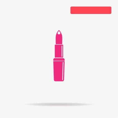 Ruj simgesi. Vektör konsept illüstrasyon tasarımı için.