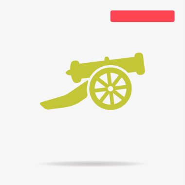 Top simgesi. Vektör konsept illüstrasyon tasarımı için.