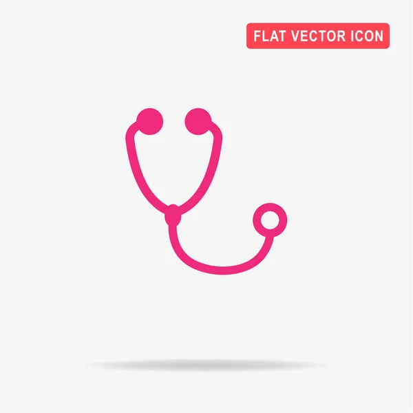 Icône Stéthoscope Illustration Vectorielle Concept Pour Design — Image vectorielle