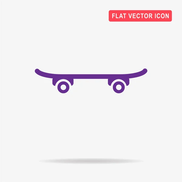 Skateboard Symbol Vektor Konzept Illustration Für Design — Stockvektor