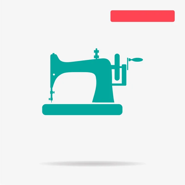 Naaimachine Pictogram Vectorillustratie Concept Voor Ontwerp — Stockvector