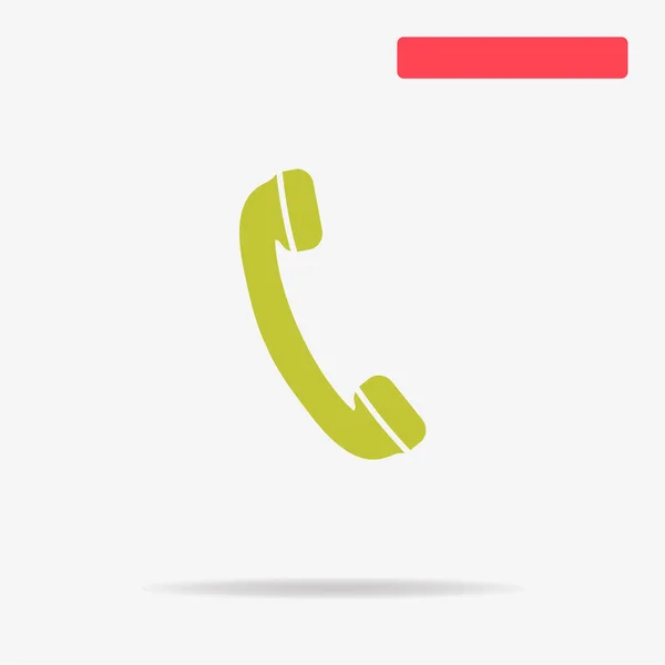 Call Icon Vector Concept Illustration Design — Stock Vector