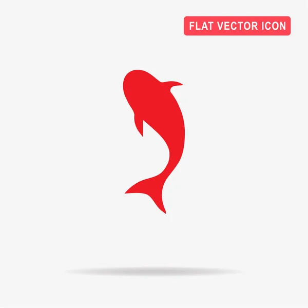 Icono Pescado Ilustración Del Concepto Vectorial Para Diseño — Vector de stock