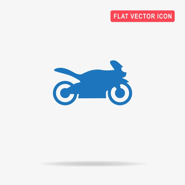 Sport Bike Icon Vector Concept Illustration Design — Stock Vector