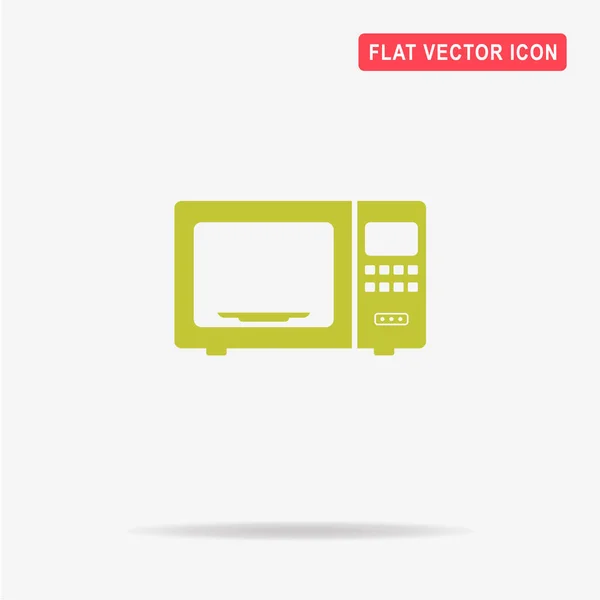 Mikrowellenherd Symbol Vektor Konzept Illustration Für Design — Stockvektor
