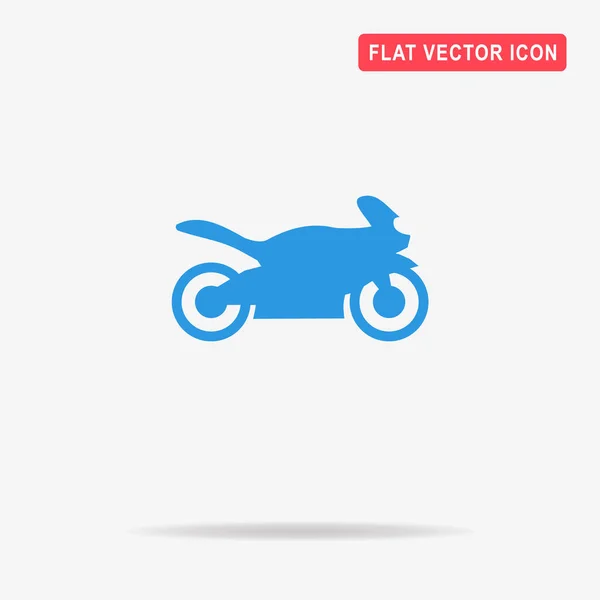 Sport Bike Icon Vector Concept Illustration Design — Stock Vector