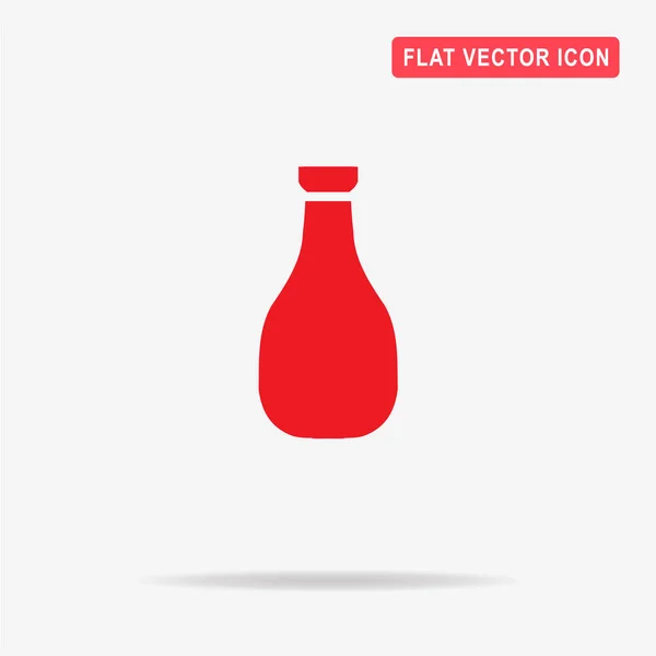 Soy Sauce Icon Vector Concept Illustration Design — Stock Vector