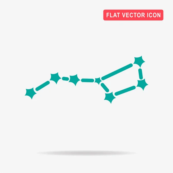 Icône Constellation Ursa Major Grande Ourse Illustration Vectorielle Concept Pour — Image vectorielle