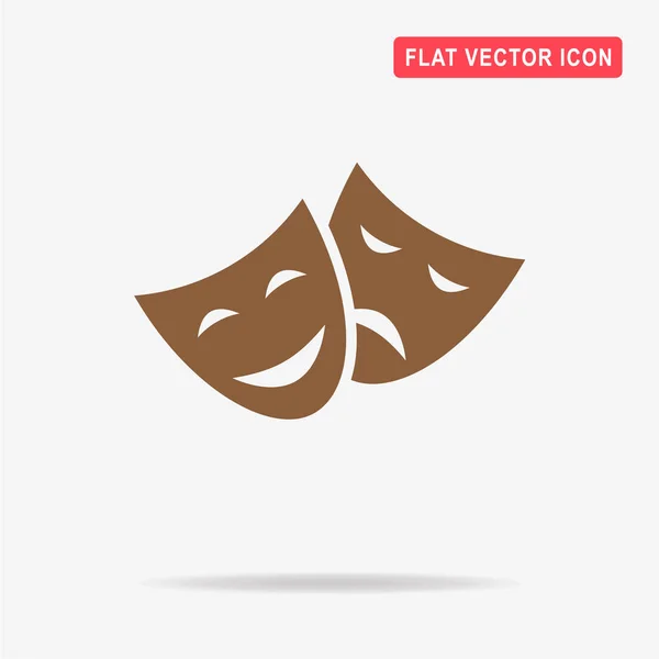 Icono Del Teatro Ilustración Del Concepto Vectorial Para Diseño — Vector de stock