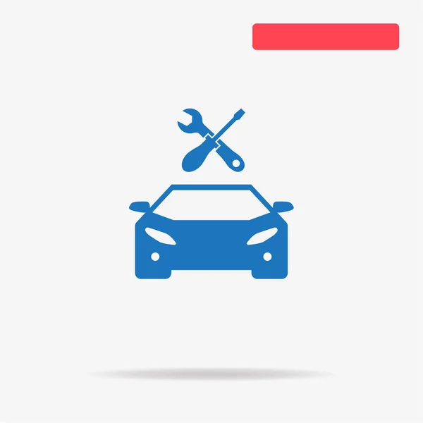 Pictogram Voor Auto Service Vectorillustratie Concept Voor Ontwerp — Stockvector