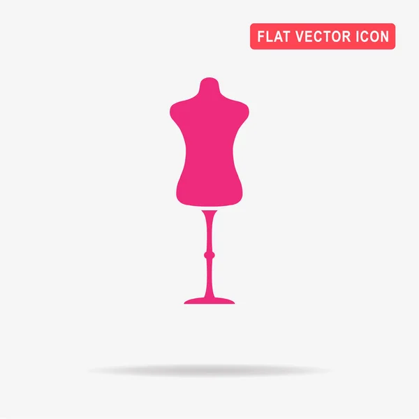 Mannequin Icon Vector Concept Illustration Design — Stock Vector