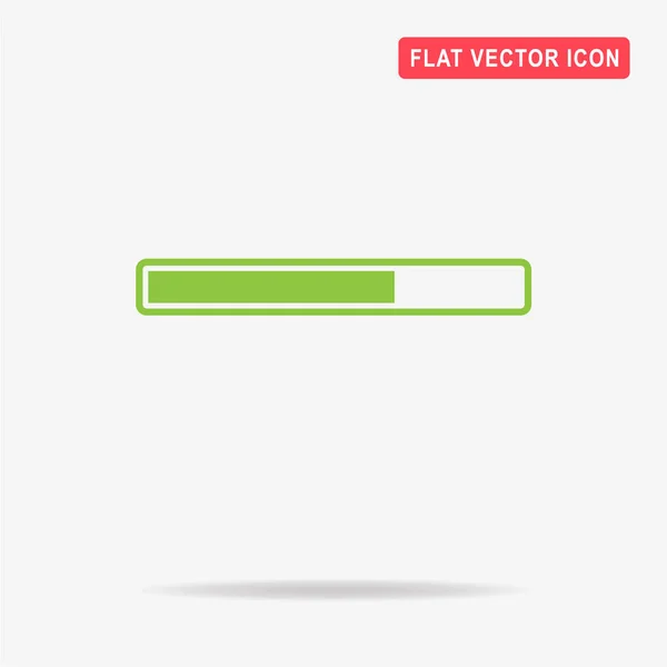 Loading Icon Vector Concept Illustration Design — Stock Vector