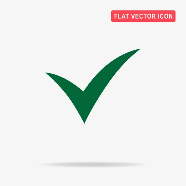 Kontrollera Ikonen Begreppet Vektorillustration För Design — Stock vektor