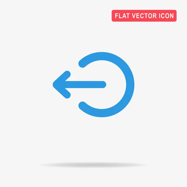 Икона Выхода Векторная Концепция — стоковый вектор