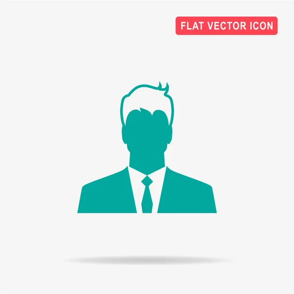 Man Icon Vector Concept Illustration Design — Stock Vector