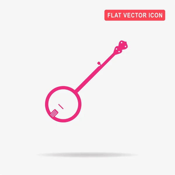 Het Pictogram Van Banjo Vectorillustratie Concept Voor Ontwerp — Stockvector