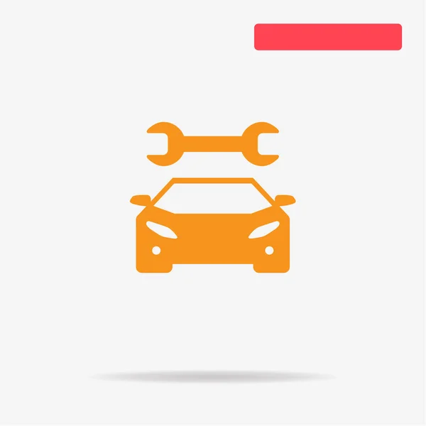 Pictogram Voor Auto Service Vectorillustratie Concept Voor Ontwerp — Stockvector