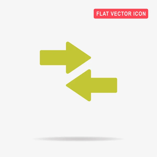 Arrow Icon Vector Concept Illustration Design — Stock Vector