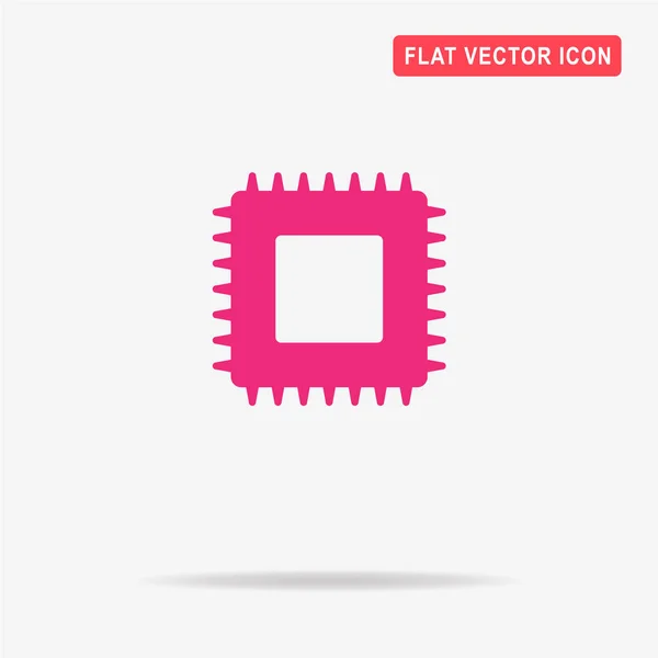 Ícone Cpu Ilustração Conceito Vetor Para Design — Vetor de Stock