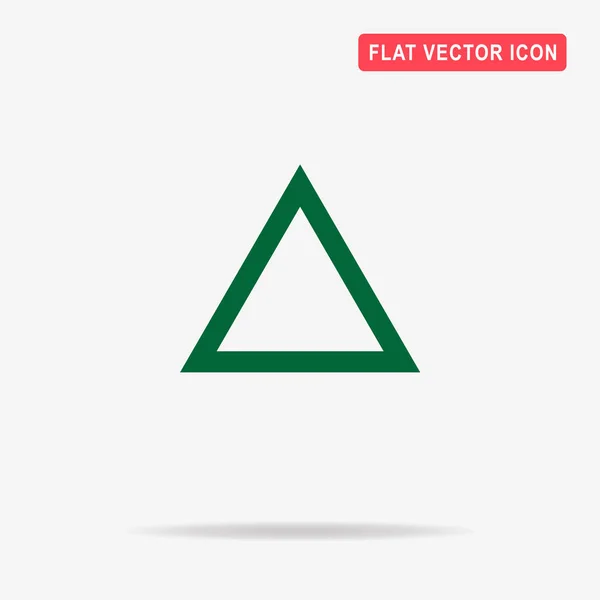 Icône Triangle Illustration Vectorielle Concept Pour Design — Image vectorielle