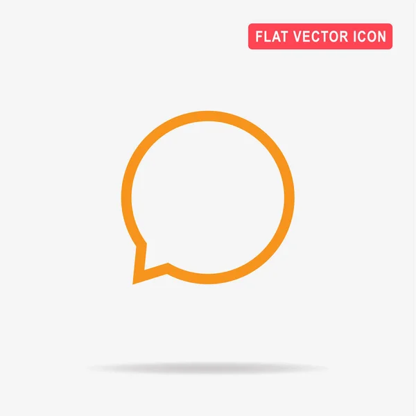 Speech Icon Vector Concept Illustration Design — Stock Vector