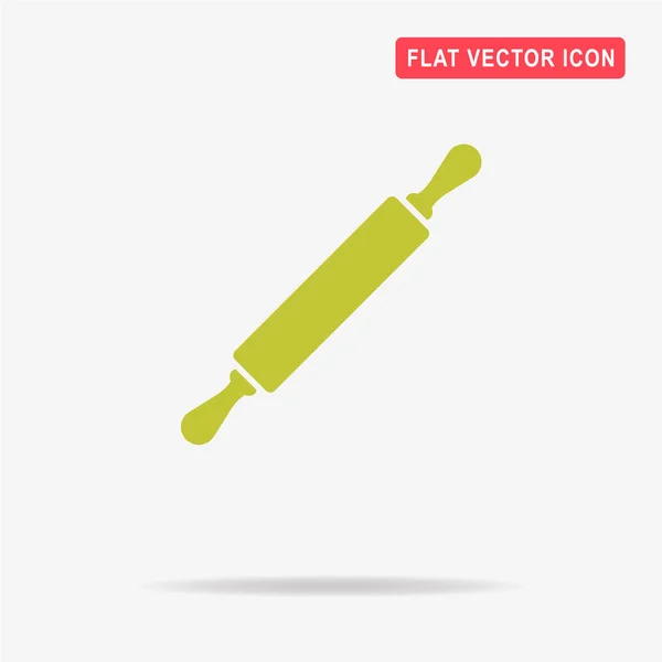 Rolling Pin Icon Vector Concept Illustration Design — Stock Vector