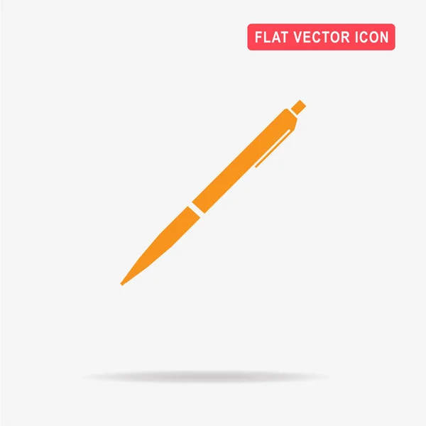 Icono Bolígrafo Ilustración Del Concepto Vectorial Para Diseño — Vector de stock