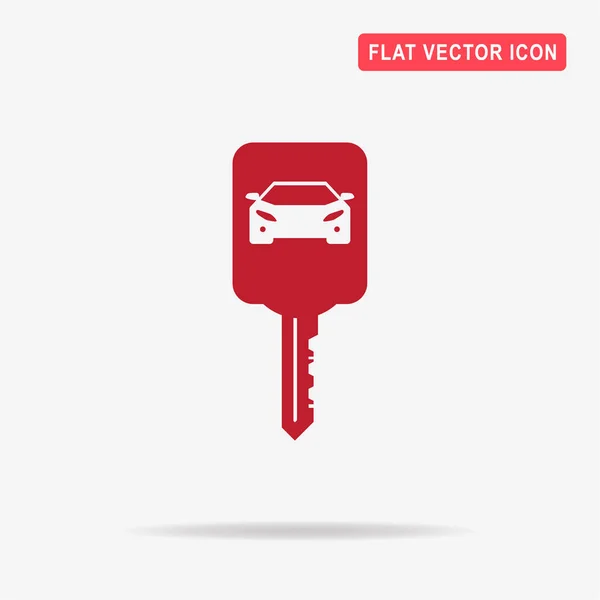 Ícone Chave Carro Ilustração Conceito Vetor Para Design — Vetor de Stock