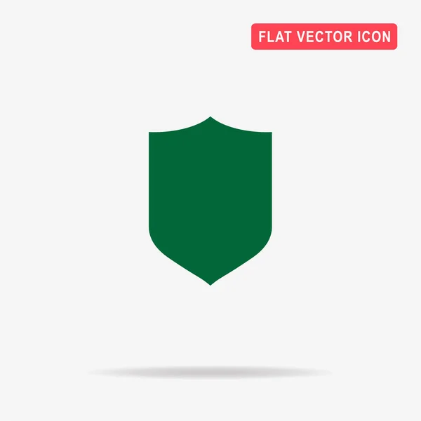 Icono Del Escudo Ilustración Del Concepto Vectorial Para Diseño — Vector de stock