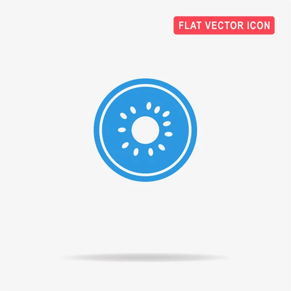 Icono Kiwi Ilustración Del Concepto Vectorial Para Diseño — Vector de stock