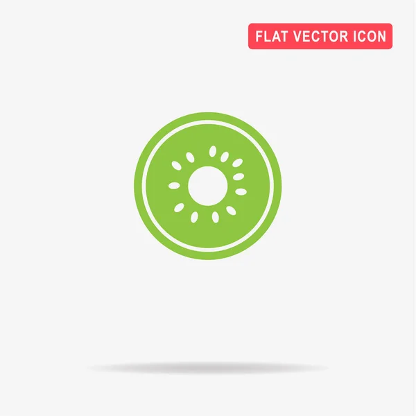 Icono Kiwi Ilustración Del Concepto Vectorial Para Diseño — Vector de stock