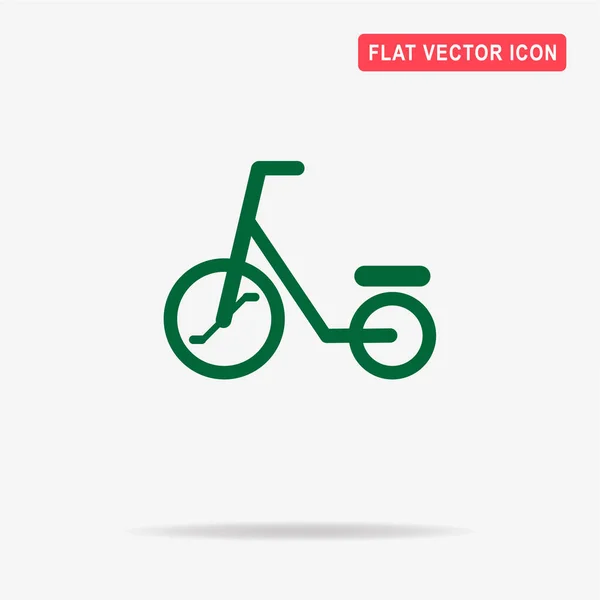 Ícone Bicicleta Bebê Ilustração Conceito Vetor Para Design — Vetor de Stock