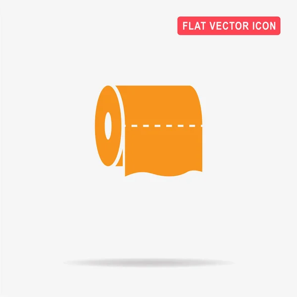 Klopapier Ikone Vektor Konzept Illustration Für Design — Stockvektor