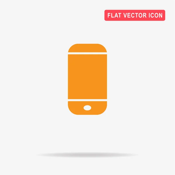 Smartphone Pictogram Vectorillustratie Concept Voor Ontwerp — Stockvector