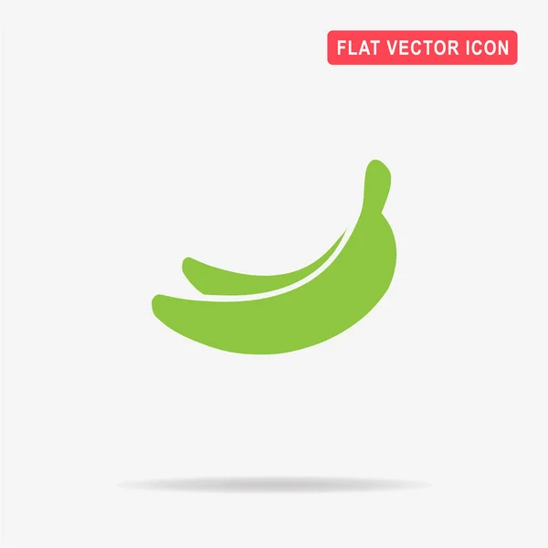 Bananensymbol Vektor Konzept Illustration Für Design — Stockvektor