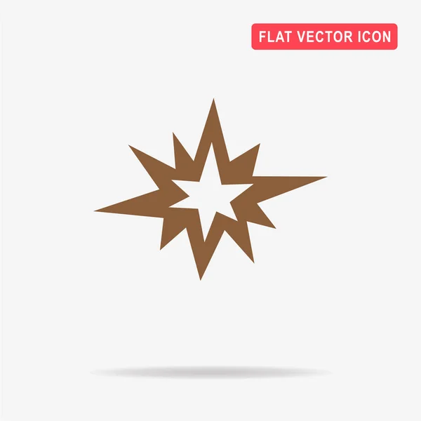Boom Icon Vector Concept Illustration Design — Stock Vector