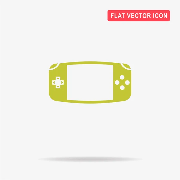 Game Console Icon Vector Concept Illustration Design — Stock Vector