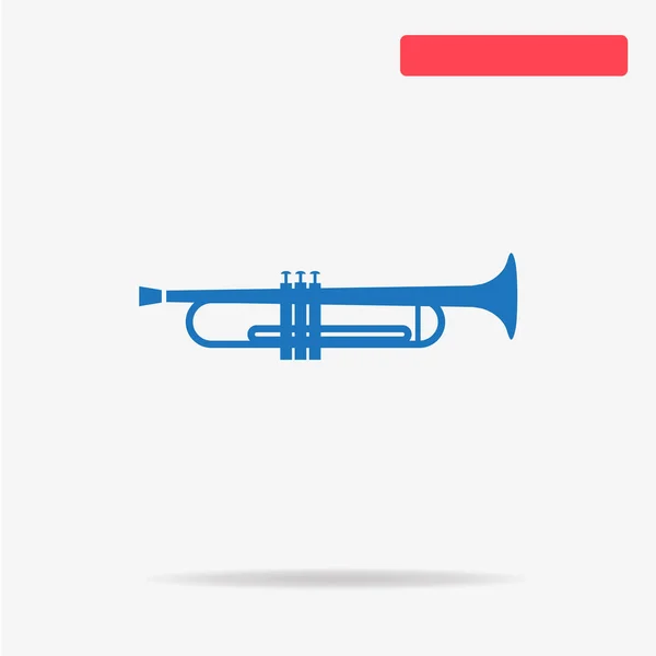 Trumpetové Vektorové Ilustrace Koncept Pro Design — Stockový vektor