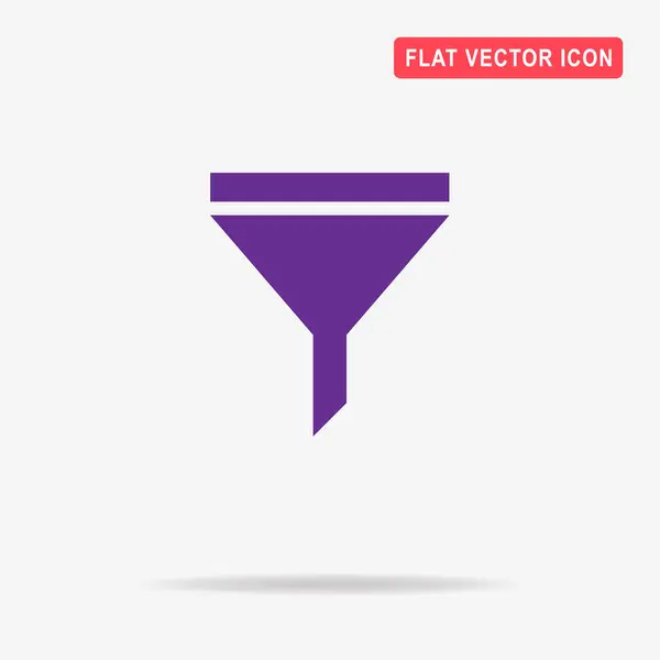 Icône Filtre Illustration Vectorielle Concept Pour Design — Image vectorielle