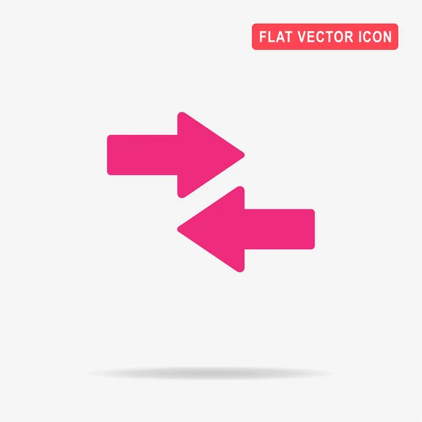 Icône Flèche Illustration Vectorielle Concept Pour Design — Image vectorielle