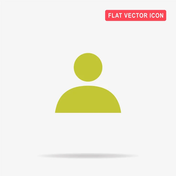 Man Icon Vector Concept Illustration Design — Stock Vector