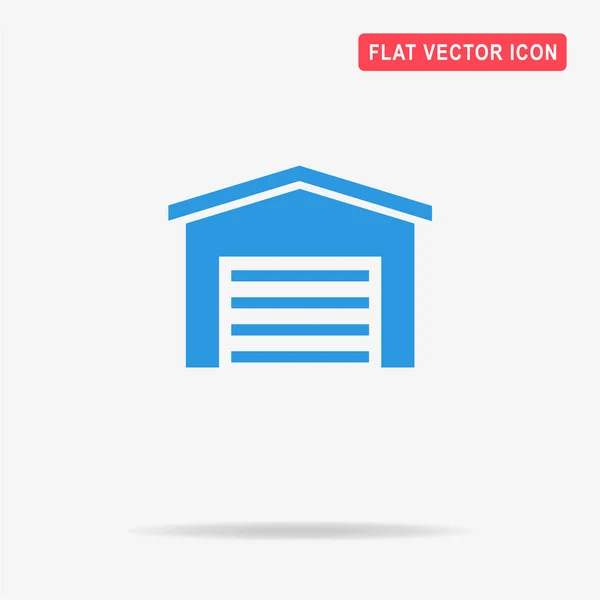 Icono Del Garaje Ilustración Del Concepto Vectorial Para Diseño — Vector de stock